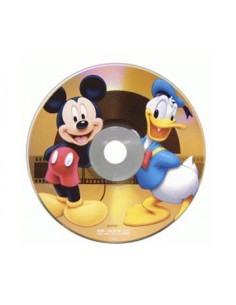 CD-R 52X VIRGEN DISNEY MICKEY Y DONALD TARRINA 10U