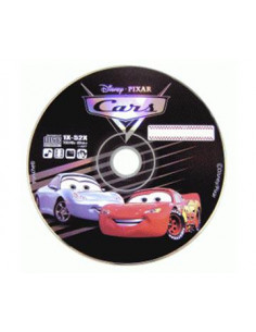 CD-R 52X VIRGEN DISNEY CARS 700MB TARRINA 10U