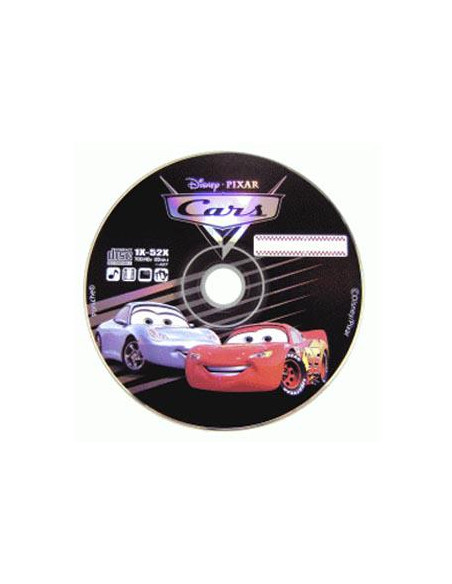 CD-R 52X VIRGEN DISNEY CARS 700MB TARRINA 10U
