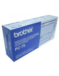 CARTUCHO TINTA CINTA BROTHER PC-75 FAX T104 T106