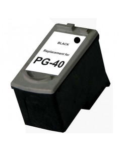 CARTUCHO TINTA RECICLADO CANON PG-40 PG40 NEGRO