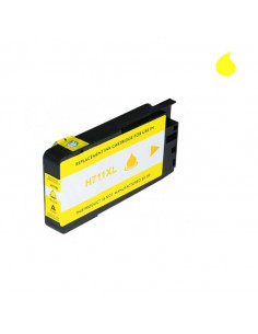 TINTA AMARILLO HP Nº 711XL DZ132A RECICLADA T125