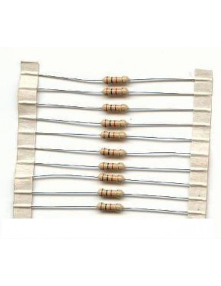 10x RESISTENCIAS 2K7 OHM 5  1/4W FILM CARBON