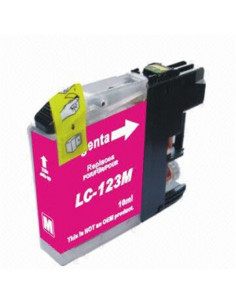 TINTA MAGENTA BROTHER LC121M LC123M RECICLADO