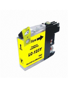 TINTA AMARILLO BROTHER LC121Y LC123Y RECICLADO