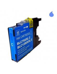TINTA BROTHER LC1220/1240 XL CIAN RECICLADA