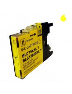 TINTA BROTHER LC1220/1240 XL AMARILLO RECICLADA