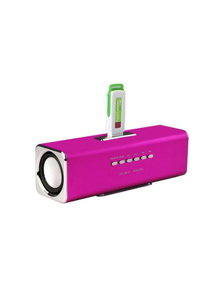 ALTAVOCES STEREO MP3 CUBE2 ROSAS