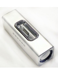 ALTAVOCES MP3 CUBE3 PLATA IPHONE   CARGADOR  400MA