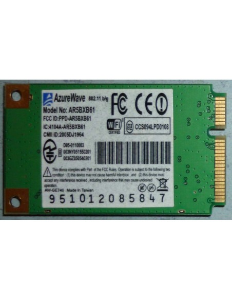 TARJETA RED AZURE WAVE AR5BXB61 USADO