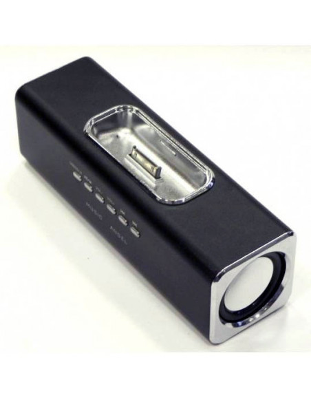 ALTAVOCES STEREO MP3 CUBE3 NEGRO IPHONE 3 y 4