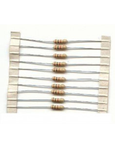 10x RESISTENCIAS 3M OHM 5  1/4W CARBON FILM