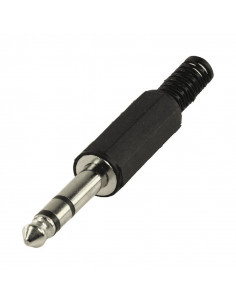 GOOBAY CONECTOR AUDIO ESTÉREO JACK 6 35MM MACHO