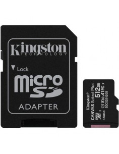 TARJETA MICROSDXC KINGSTON C10 512GB CON ADAPTADOR
