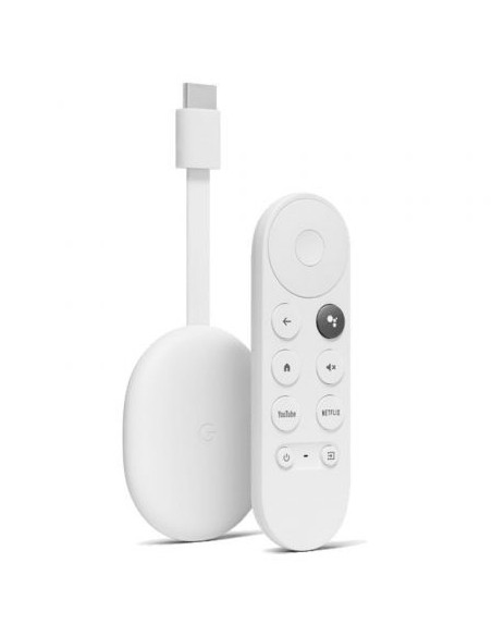 GOOGLE CHROMECAST CON GOOGLE TV HD BLANCO