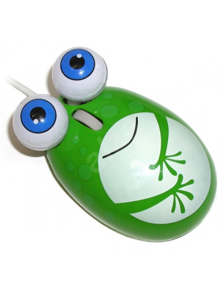 RATON USB SCROLL DISEÑO RANITA OJOS LOCOS