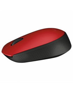 RATON OPTICO INALAMBRICO LOGITECH M171 ROJO/NEGRO