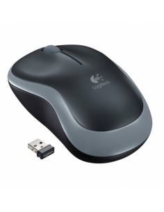 RATON OPTICO INALAMBRICO LOGITECH M185 NEGRO/GRIS
