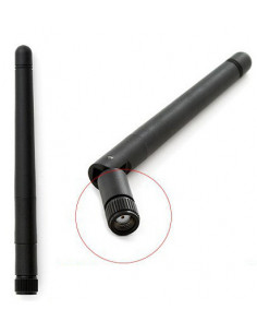 ANTENA WIFI OMNI-DIRECCIONAL SMA 2DB NEGRA