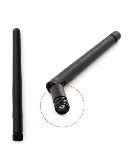 ANTENA WIFI OMNI-DIRECCIONAL SMA 2DB NEGRA