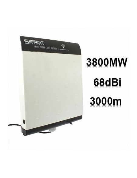 ANTENA USB PANEL WIFI DIRECCIONAL 68DBi RT2870