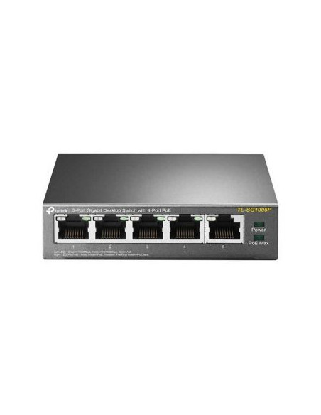SWITCH TP-LINK TL-SG1005P 5 PUERTOS GIGABIT 4X POE