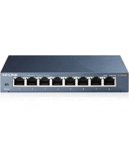 SWITCH 8 PUERTOS RJ45 GIGABIT TPLINK TL-SG108