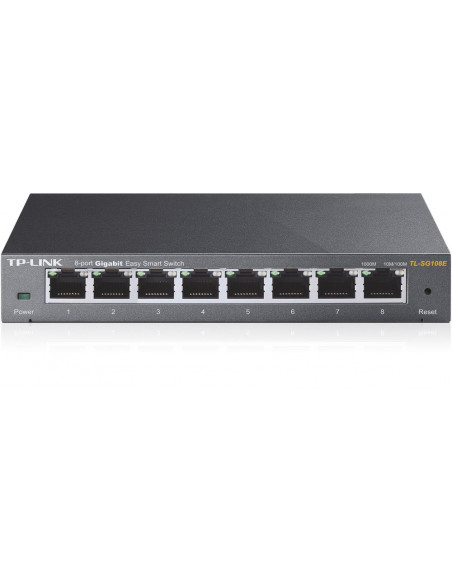 SWITCH 8 PUERTOS RJ45 GIGABIT TPLINK TL-SG108E