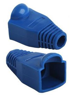 5X FUNDA PROTECTORA PARA CONECTOR RJ45 COLOR AZUL