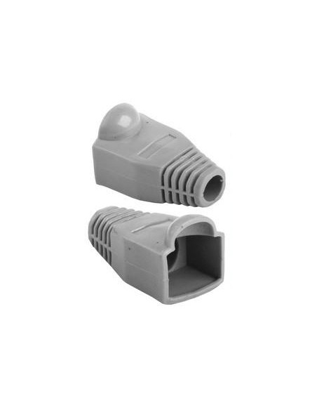 5X FUNDA PROTECTORA PARA CONECTOR RJ45 COLOR GRIS