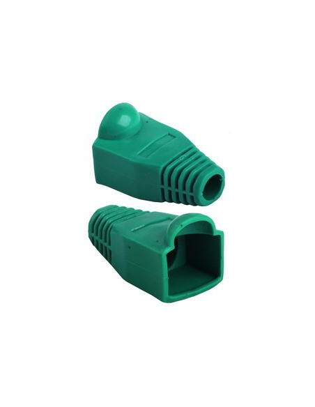 5X FUNDA PROTECTORA PARA CONECTOR RJ45 COLOR VERDE
