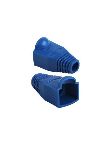 FUNDA PROTECTORA CONECTOR RJ45 COLOR AZUL 10 UDS