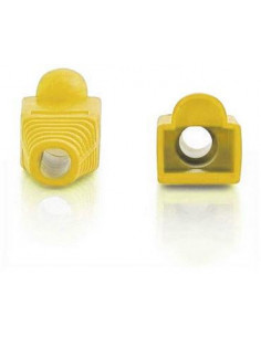 FUNDA PROTECTORA CONECTOR RJ45 COLOR YELLOW 20 UDS