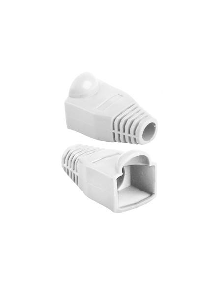 FUNDA PROTECTORA CONECTOR RJ45 COLOR BLANCO 20 UDS