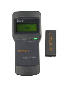 COMPROBADOR TESTER RED RJ45/RJ11 PANTALLA LCD