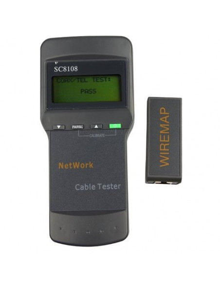 COMPROBADOR TESTER RED RJ45/RJ11 PANTALLA LCD