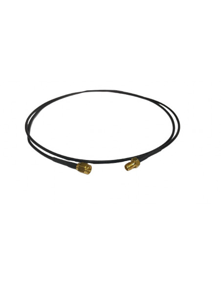 CABLE COAXIAL RG174 MACHO-HEMBRA 1M