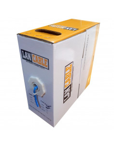 CABLE RED UTP RJ45 CAT6 CAJA 100M SATYCON AZUL