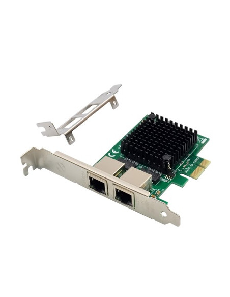TARJETA RED PCI-E GIGA LAN DOBLE LP INTEL NIC82571