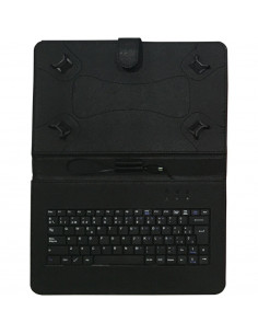 FUNDA CON TECLADO PARA TABLET 10  TALIUS NEGRA