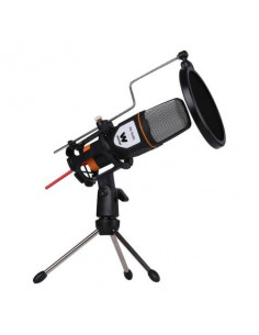 MICROFONO WOXTER MIC STUDIO CONDENSADOR JACK 3 5MM