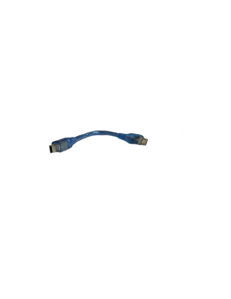 CABLE MINI USB A MICRO USB 0 10 METROS AZUL