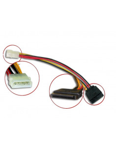 CABLE ADAPTADOR CORRIENTE IDE 5 25 A SATA SATYCON