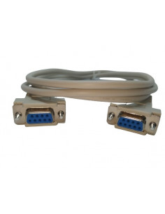 CABLE NULLMODEM HEMBRA-HEMBRA DB9 H/H 1 8M