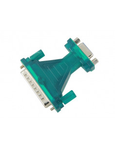 ADAPTADOR PUERTO SERIE DB9 HEMBRA A DB25 MACHO