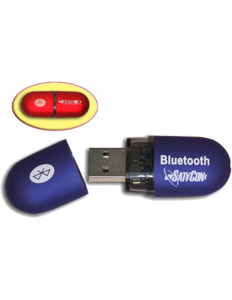 ADAPTADOR USB A BLUETOOTH BT V1 2 SATYCON AZUL
