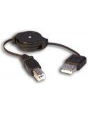 CABLE RETRACTIL USB AM -BM IMPRESORA SATYCON