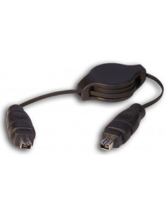 CABLE RETRACTIL IEE1394 4P-4P SATYCON FIRE-MIN DV