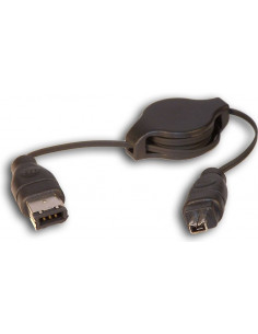 CABLE RETRACTIL IEE1394 4P-6P SATYCON