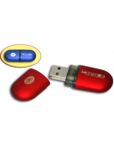 ADAPTADOR USB A BLUETOOTH BT V1 2 SATYCON ROJO